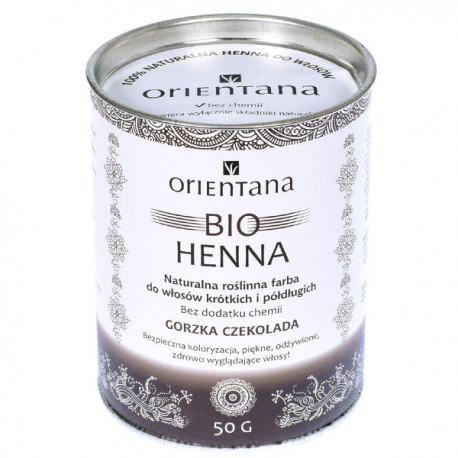 Orientana Bio Henna Gorzka Czekolada 50 g 