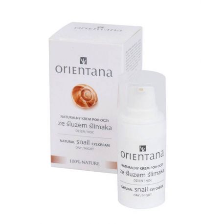 Orientana Naturalny Krem pod oczy ze Śluzem Ślimaka 15 ml