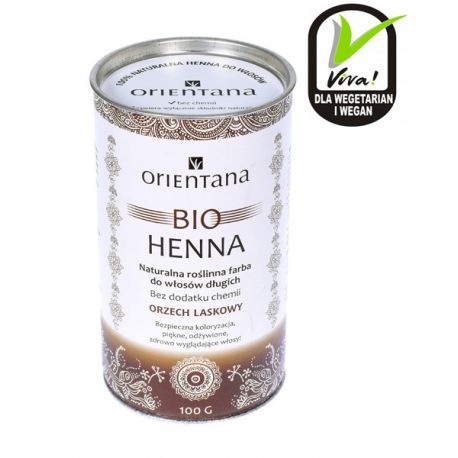 Orientana Bio Henna Orzech Laskowy 100 g 