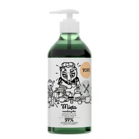 Yope Naturalny Płyn do mycia naczyń - Bergamotka, Werbena i Bazylia 750 ml