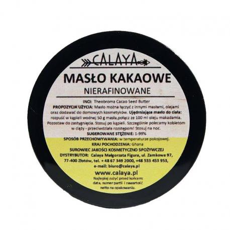 Masło Kakaowe Nierafinowane Waga-50g