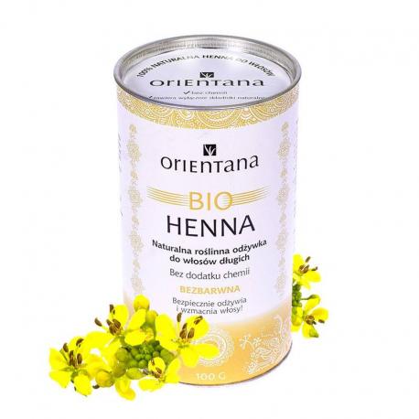 Orientana Bio Henna Bezbarwna - Odżywka 100 g
