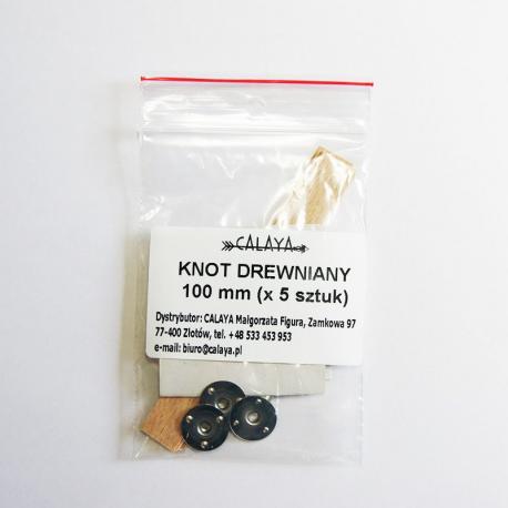 Knot drewniany 100 mm (x 5 sztuk)