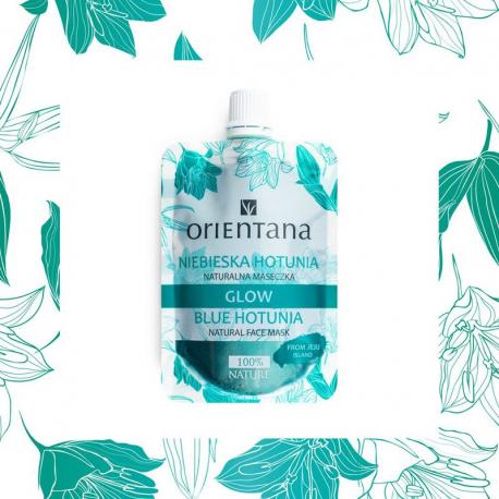 Orientana Naturalna maseczka GLOW Niebieska Hotunia 30 ml