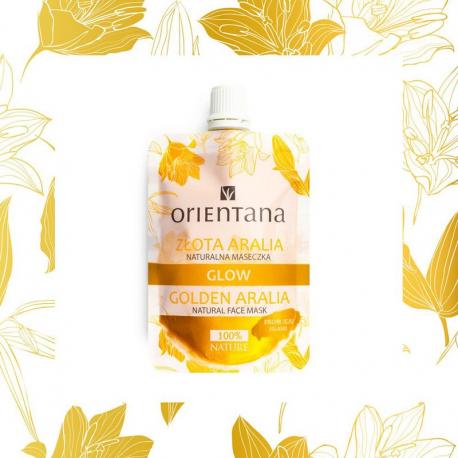 Orientana Naturalna maseczka GLOW Złota Aralia 30 ml