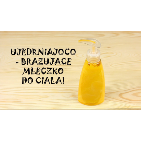 DIY Ujędrniająco-brązujące mleczko do ciała