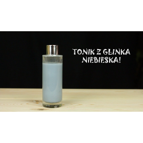 DIY Tonik z glinką niebieską